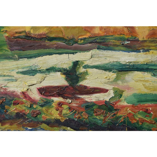 Paula Wimmer, Nymphenburg Palace Park (Munich), 1920s, Oil Painting on Canvas, Framed For Sale - Image 8 of 10