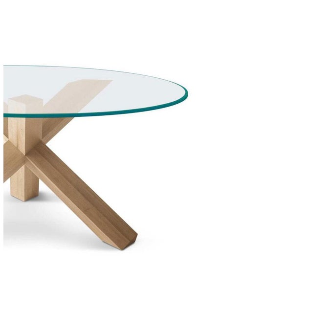 La Rotonda Table in Wood and Glass by Mario Bellini For Sale - Image 3 of 13