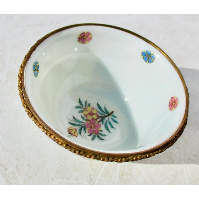 Antique Chinese Cup With Gilt Brass Rim Mount For Sale - Image 4 of 8