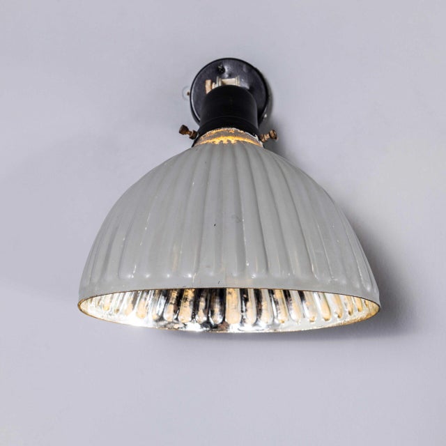 Mercury Glass Adjustable Wall Lamp, 1940s For Sale - Image 4 of 11