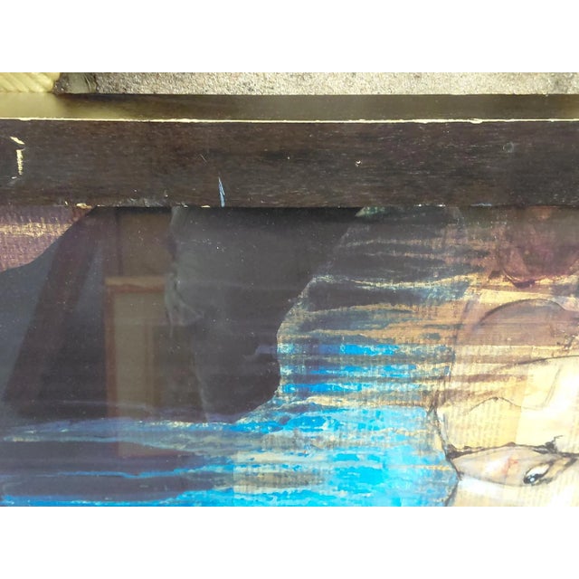 Framed "Couple's Embrace" Print For Sale - Image 11 of 12