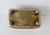 Handcrafted Italian Rectangular Hammered Brass Planter Jardiniere Curved Edging Ball Feet Details Vintage Mid-Century For Sale - Image 13 of 13