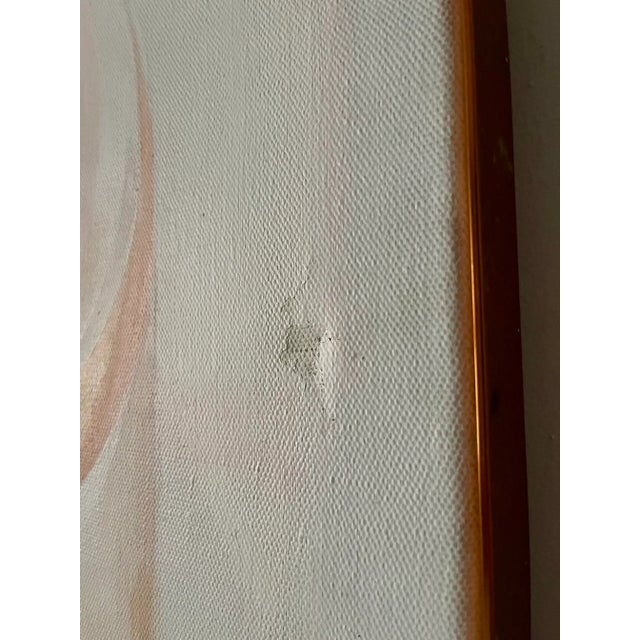 A. Nobre-Madeira, Abstraction, 1975, Oil on Canvas For Sale - Image 6 of 8