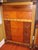Antique / Retro / Vintage Bedroom Furniture Set: Upright Dresser / Full size Headboard / Nightstand / Desk. All pieces are...