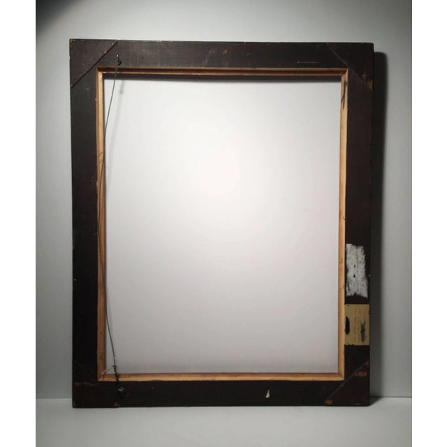 Vintage 20th Century Italian Decorator Frame Mirror Baroque Style For Sale - Image 9 of 9