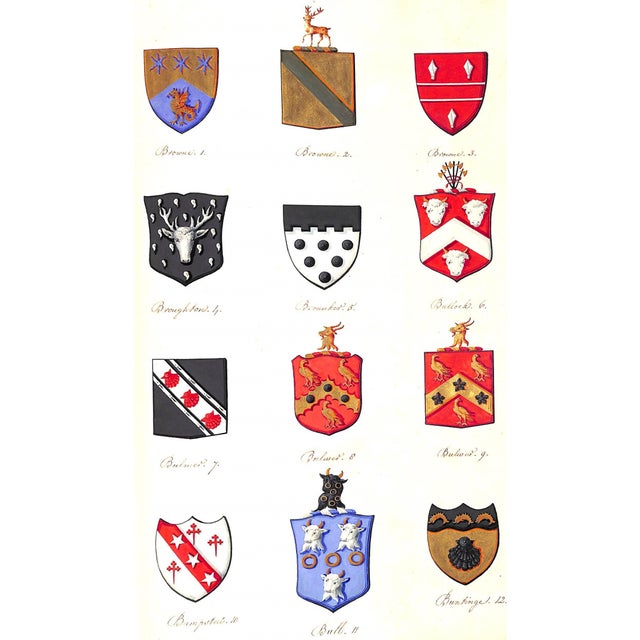 Traditional Mid 20th Century Armorial Album For Sale - Image 3 of 12