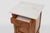 Art Deco Nightstand in Oak with Carrara Marble Top, France, 1930s For Sale - Image 4 of 11