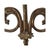Gold Art Nouveau Gilt Metal Three Light Candelabrum With Leaf and Vine Base 8.5" For Sale - Image 8 of 12