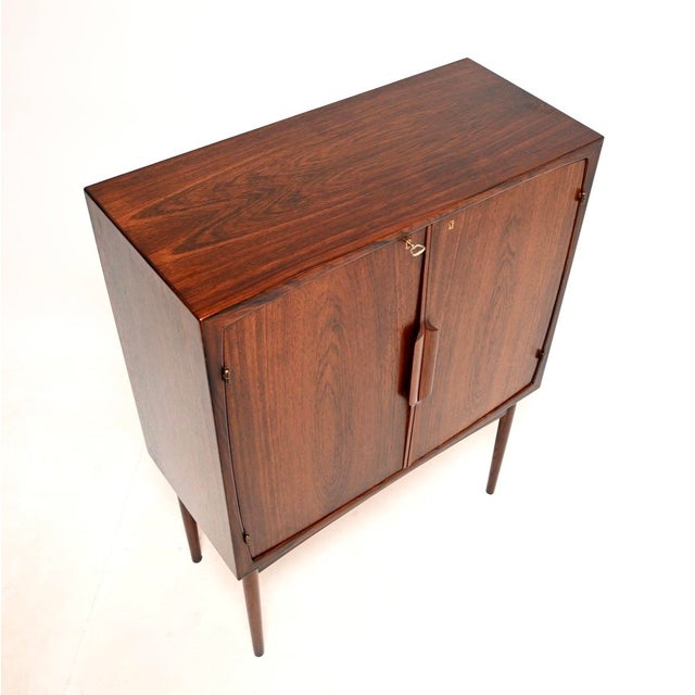 Brown Vintage Scandinavian Bacchus Drinks Cabinet by Torbjorn Afdal from Mellemstrands Trevareindustri As, 1960 For Sale - Image 8 of 11