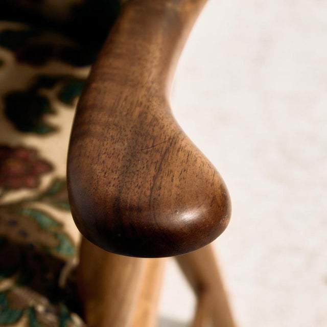 Walnut Lounge Chair by Anna-Lülja Praun, 1950s For Sale - Image 6 of 18