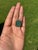Green Statement 14.22 Carat Natural Green Emerald Solitaire Pendant in 14k Yellow Gold For Sale - Image 8 of 15