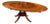 Jonathan Charles Buckingham Mahogany & Satinwood Oval Dining Table For Sale
