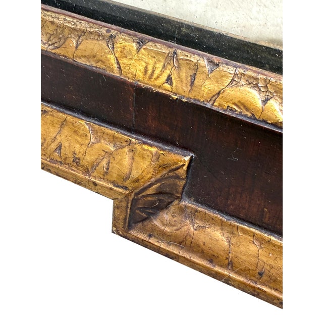 Antique Georgian Walnut and Gilt Wall Mirror, 1720 For Sale - Image 9 of 11