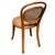 Vintage Vienna Secession Style Bent Oak & Cane Bistro Children's Chair Attributed to Thonet No.015 For Sale In Los Angeles - Image 6 of 7