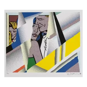 After Roy Lichtenstein, "Reflections on the Prom", 1990s, Silk-Screen