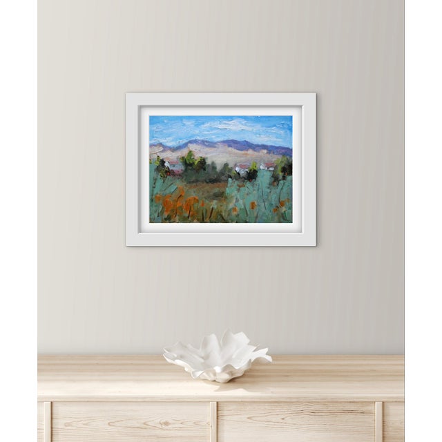 Expressionist Abstract Landscape (Plein Air Oil Painting) For Sale - Image 4 of 4