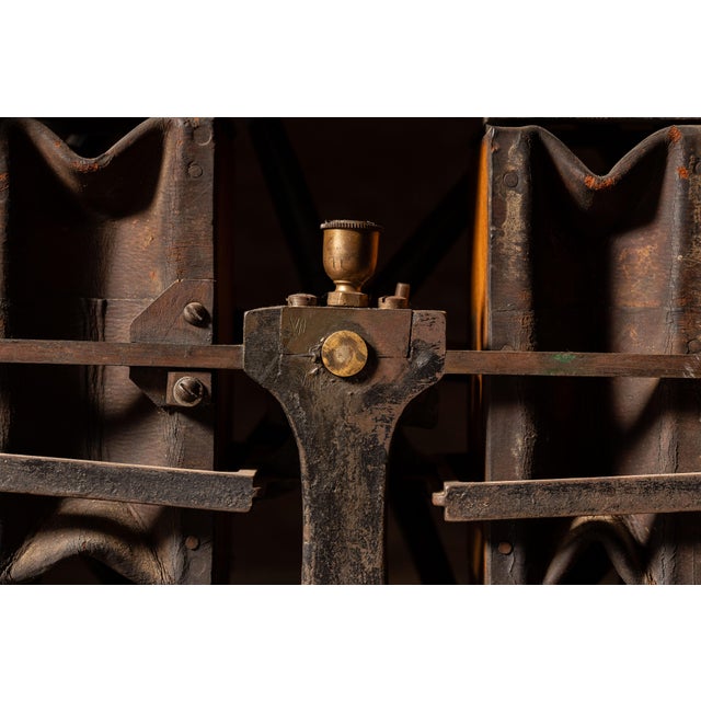 Brown Early 20th Century Orchestrion Bellows Pump Assembly by Link For Sale - Image 8 of 11