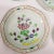 English Antique Hand-Painted Calyx Ware Small Floral Plates- Set of 6 For Sale - Image 3 of 6