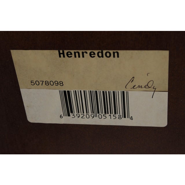 Henredon Mahogany Double Pedestal Inlaid Dining Table For Sale - Image 17 of 17