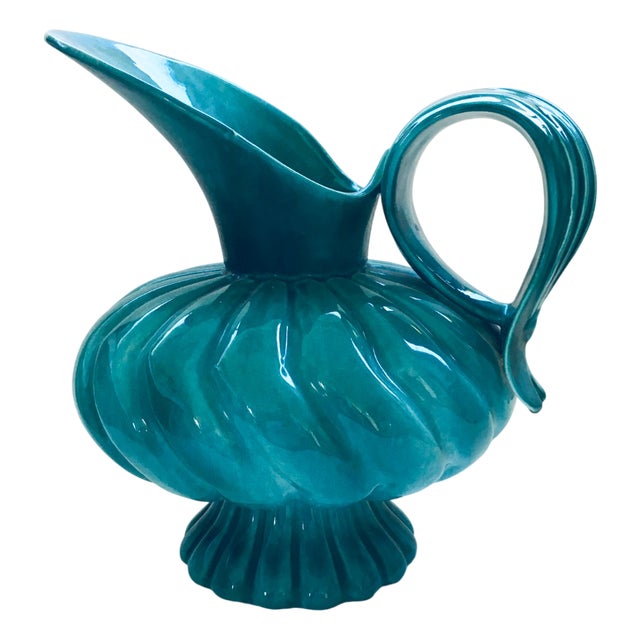 Midcentury Modern Studio Art Pottery Duck Spout Decanter by Alexandre, 1950s For Sale