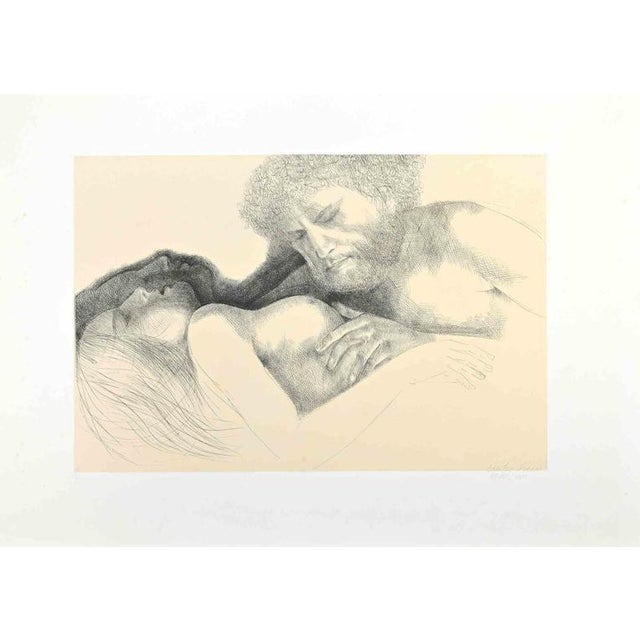 Contemporary Emilio Greco, Nude Return of Ulysses, Edition 25/90, 1970, Etching For Sale - Image 3 of 3