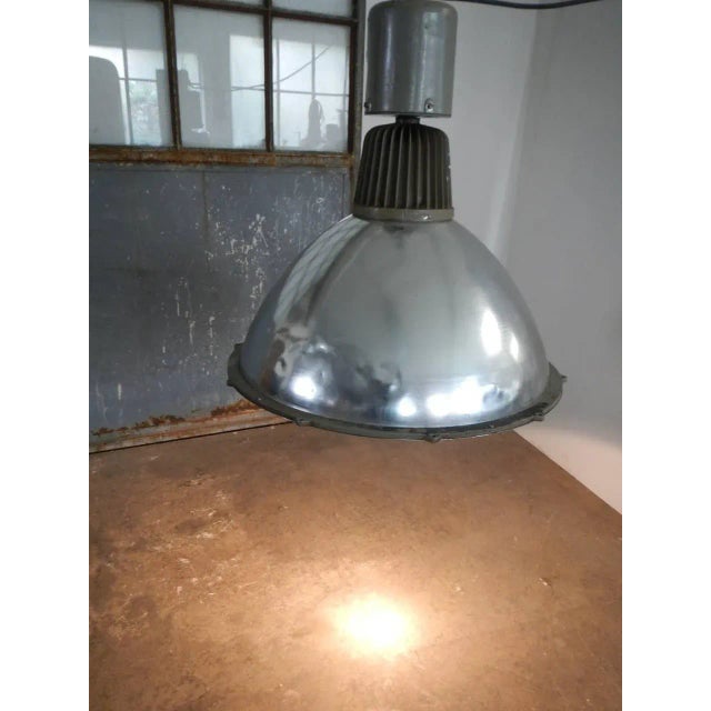 Industrial Lamp from Zetalux, Italy, 1960s For Sale - Image 3 of 12