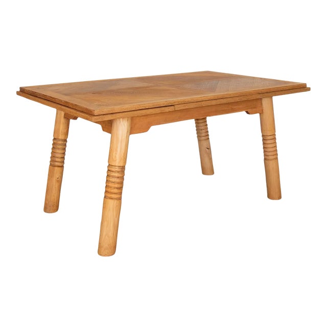 1940s French Extendable Table or Desk Attributed to Charles Dudouyt For Sale