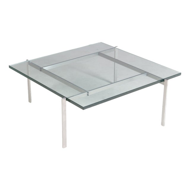 Model PK61 Coffee Table attributed to Poul Kjærholm for Fritz Hansen, 1970s For Sale