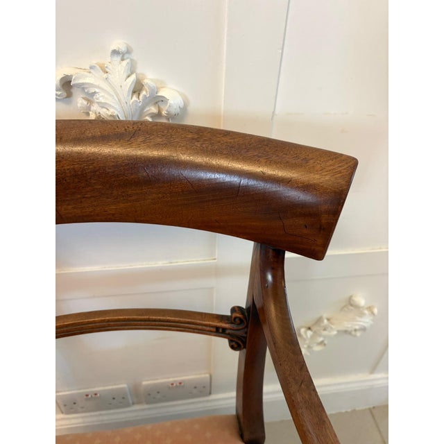 Antique Regency Mahogany Dining Chairs, 1830, Set of 6 For Sale - Image 15 of 18