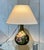 Painted Blown Glass Lamp with Floral Decoration For Sale - Image 14 of 14