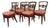 Empire Style Walnut Wood Sheaf of Wheat Dining Chairs, Set of Eight For Sale