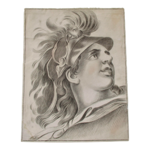 Modern Pencil Sketch of a Classical Head