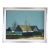 Mid-Century Modern 'Quiet Farmstead' Vintage Original Landscape Oil Painting, Framed For Sale
