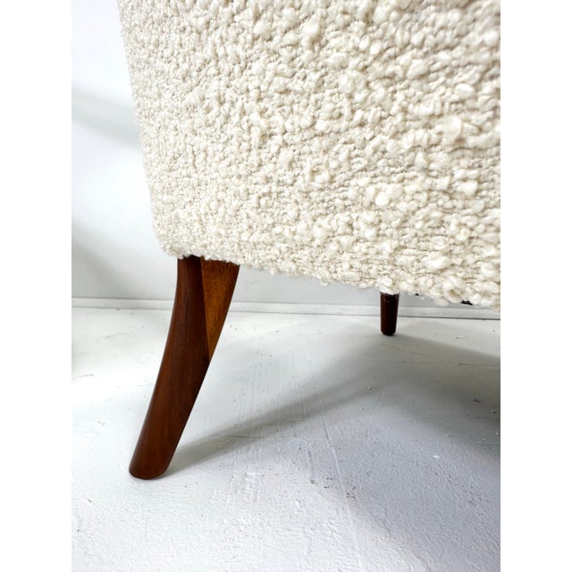 1950's Sculpted Walnut Lounge Chairs For Sale - Image 12 of 12