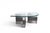 1970s Chrome + Glass Coffee Table For Sale - Image 4 of 6