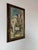 Vintage European Landscape Oil On Canvas Painting featuring a charming old-world village scene with textured architectural...