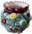 1960s 1960s Italian Modernist Cabochon Jeweled Art Pottery Vase, Attributed to Fratelli Fanciullacci For Sale - Image 5 of 11
