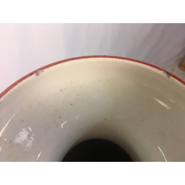 Red Late 19th Century Chinoiserie Chinese Vases - a Pair For Sale - Image 8 of 12