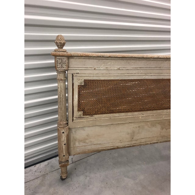 Antique French Cane Twin Headboard and Footboard 2 Pieces Chairish