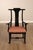 12 Custom Black Lacquered Asian Inspired Dining Chairs For Sale - Image 14 of 18