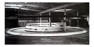 1978 Bruce Nauman 'Installation at Leo Castelli's' Photography Black & White,Brown Usa Offset Lithograph