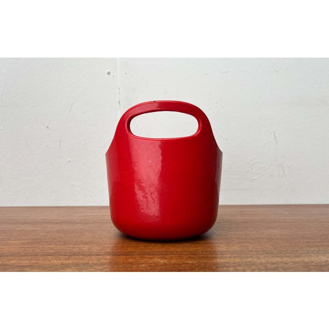 Mid-Century Modern Red Enamel Cast Iron Pot by Timo Sarpaneva for Rosenlew of Finland, 1960s For Sale - Image 12 of 18
