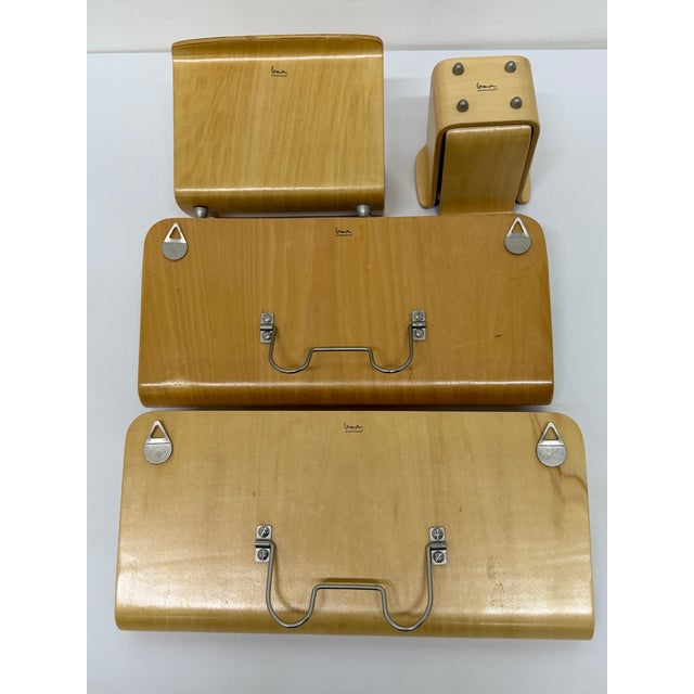 Michael Graves Modern Bentwood Desk Accessory Organizer Set For Sale - Image 15 of 15