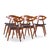 Mid-Century Modern Ejvind A. Johansson for Ivan Gern Møbelfabrik Model 84 Mid Century Danish Teak Eye Dining Chairs - Set of 6 For Sale - Image 3 of 10