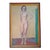 1933 Philadelphia Artist Frederick J. Gill Standing Nude Realist Figurative Oil Painting on Canvas For Sale