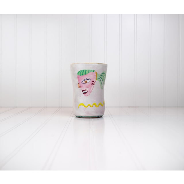 This piece comes from a collectors estate that went to auction in Minneapolis. The design features hand-painted...