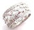 Contemporary Tiffany & Co. Victoria Platinum Diamond Wide Band Ring, Size 7.25 For Sale - Image 3 of 8