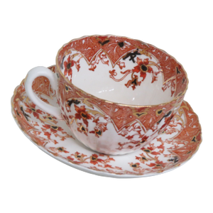Radfords Fenton England Bone China Floral Tea Cup and Saucer 4415b