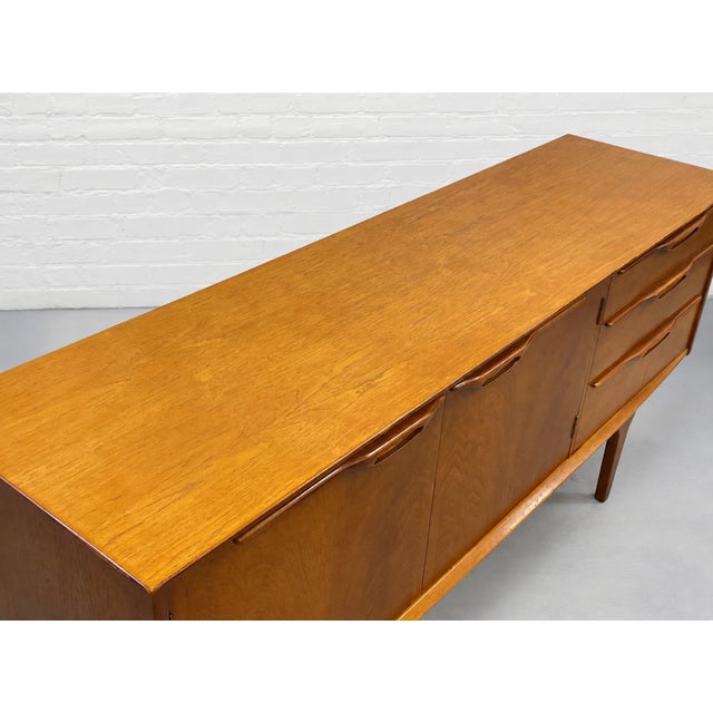 Mid Century Modern Teak Credenza | Danish Media Stand by McIntosh, Made in Scotland, C. 1960's For Sale - Image 15 of 16