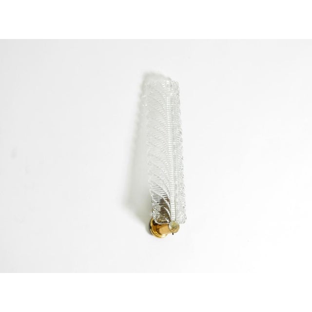 1950s Mid-Century Modern Italian Murano Glass Wall Lamp from Barovier & Toso, 1950s For Sale - Image 5 of 15